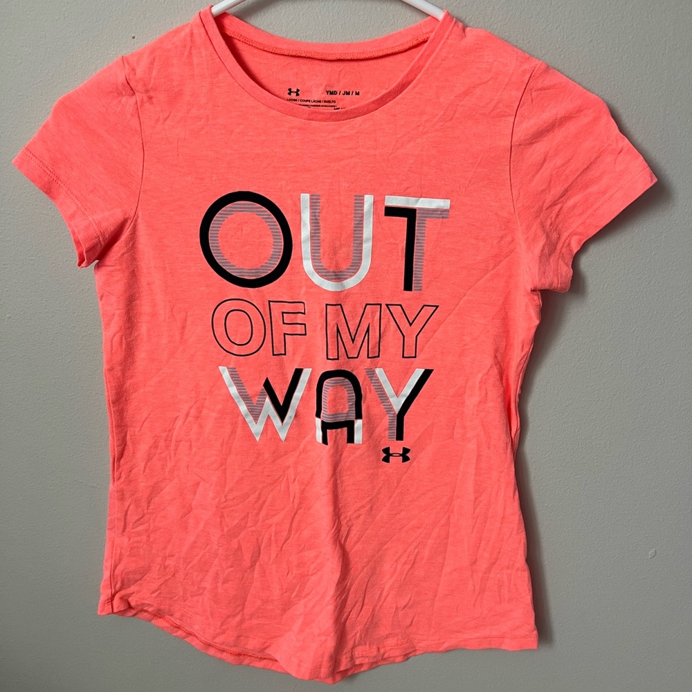 Bright Coral Under Armour Tee